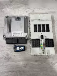 BMW 3 F30 F35 F31 Комп'ютер / ЕБУ контролер та комплект ключів 8574372 030102939 0281019862