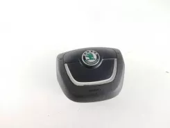 Skoda Octavia Mk2 (1Z) Подушка безпеки керма 1Z0880201AH 001NH06X2EAK