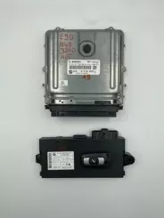 BMW 3 E90 E91 Комп'ютер / Контролер ЕБУ та комплект ключів 8510829 030125381 0281017024